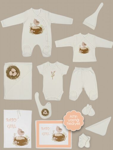 ست بیمارستان نوزاد نوزاد دختر لوجی بیبی کد LBY-02465 | LUGGİ BABY