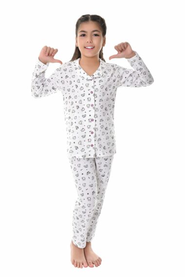 ست پیژامه دخترانه لیتل فرگ کیدز کد LF12005-01 | LITTLE FROG KIDS