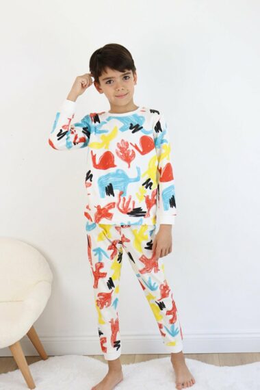 ست پیژامه پسرانه هاریکا کیدز کد elms-ucak-120-59 | Harika KIDS