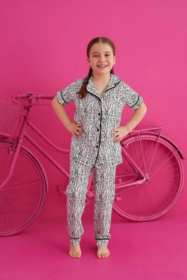 ست پیژامه دخترانه الی تول کد 4850-AK | ELİTOL