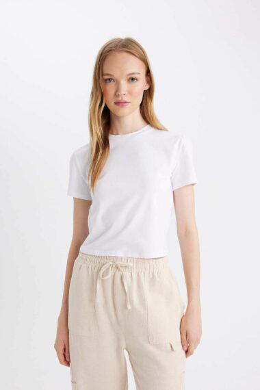 تی شرت زنانه دفاکتو | Z8790AZ23SP Defacto