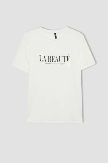 تی شرت زنانه دفاکتو | C2106AX24SP Defacto