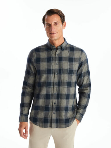 پیراهن مردانه ال سی وایکیکی کد W45166Z8 | LCWAIKIKI Classic