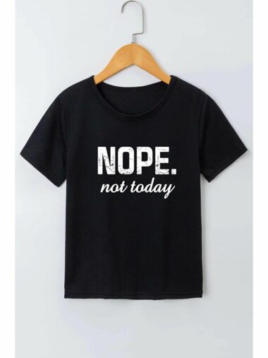 تی شرت دخترانه اوی گونتارز کد CCK-SIYAH-TSH-NOPEBY | uyguntarz
