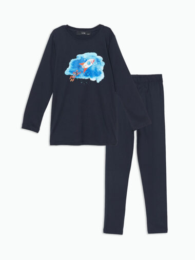 ست پیژامه پسرانه ال سی وایکیکی کد W4LD78Z4 – HSF | LCW Kids