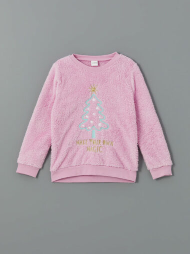 بالا تنه پیژامه دخترانه ال سی وایکیکی کد W4DL92Z4 – QY8 | LCW Kids