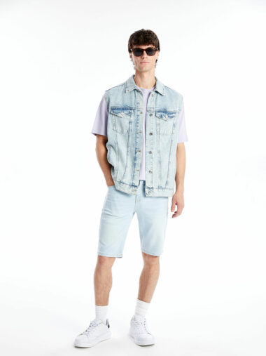 شورت جین مردانه ال سی وایکیکی کد S4ED17Z8 – 311 | LCW Jeans