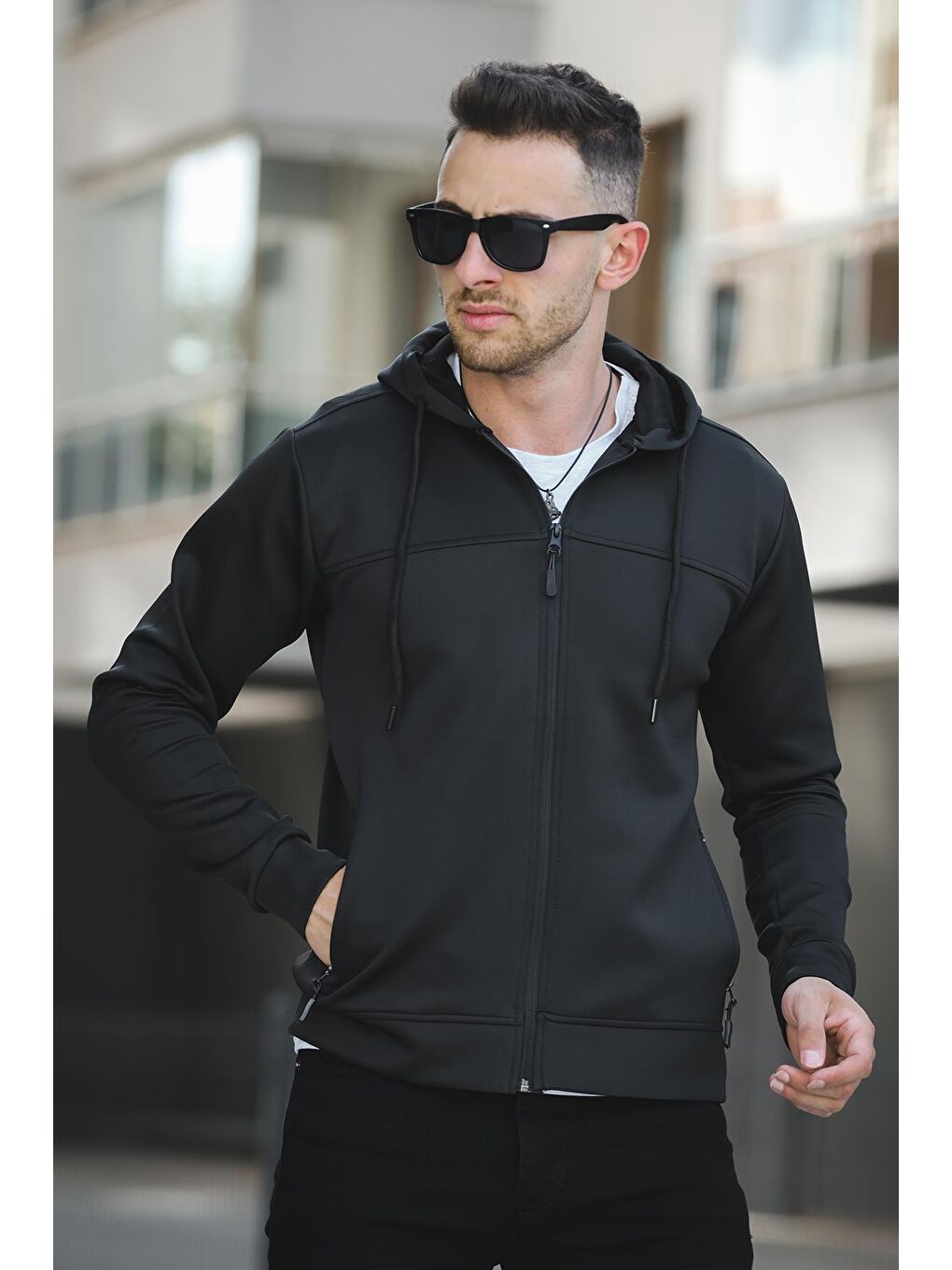 سویشرت زیپ دار مردانه اوکسیت ftxugoscuba - 19351