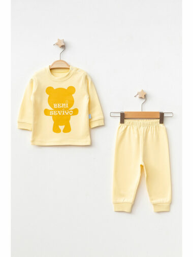 ست پیژامه نوزاد دختر میهن کد  | Myhanne