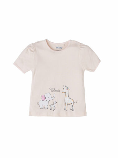 تی شرت نوزاد دختر مینی سنتر کد  | Minycenter