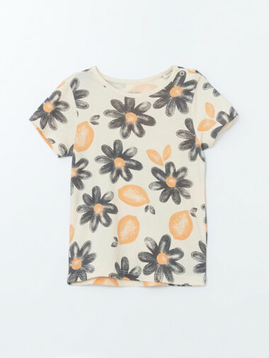 بالا تنه پیژامه نوزاد دختر ال سی وایکیکی کد  | LCW baby