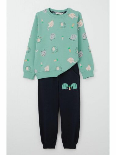 ست لباس ورزشی نوزاد پسر بریز کد  | Breeze