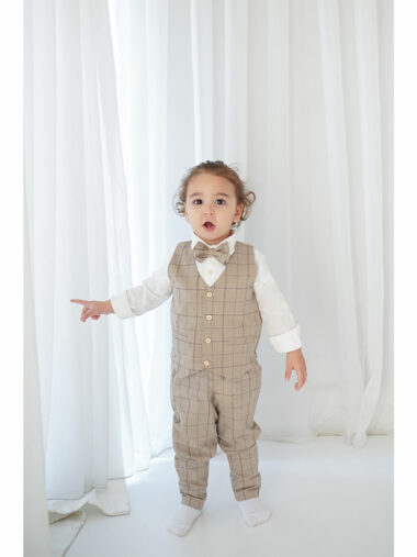 کت و شلوار نوزاد پسر کتز کیدز کد CTZYELASKTKM0001 – 37207 | Catz Kids