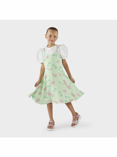 لباس دخترانه پانچو کد 2411GK26044 – 1180 | پانچو