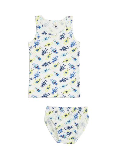 ست لباس زیر پسرانه کومپدان کد 4160320013 – 58 | Kompedan