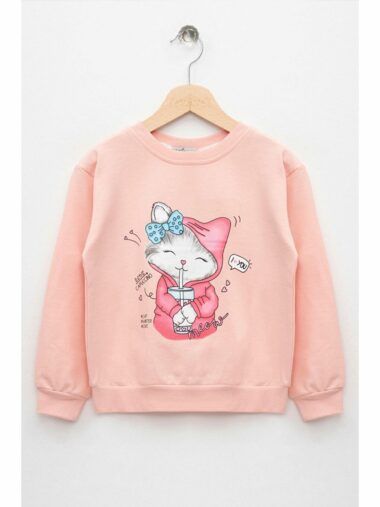 سویشرت دخترانه زیپ کیدز کد 1032354 – 23047 | Zepkids