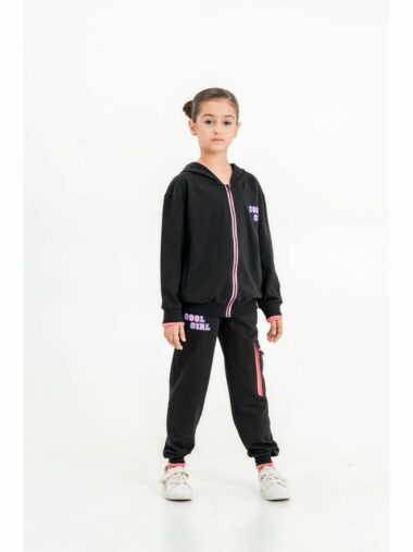 ست لباس ورزشی دخترانه میسیل کیدز کد KÇ-4953-TK – 19351 | Mışıl Kids