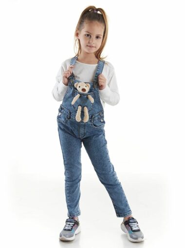 سرهمی جین دخترانه اهنگیم کد 1-2-10001290 – 17234 | Ahengim