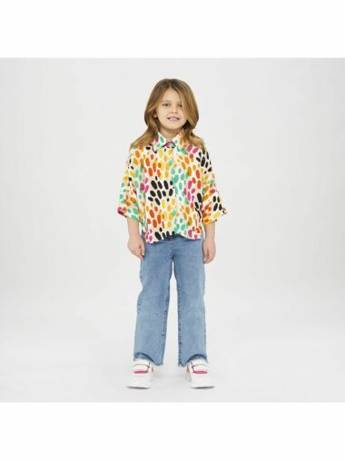 پیراهن دخترانه پانچو کد 2411GK06003 – 19928 | پانچو