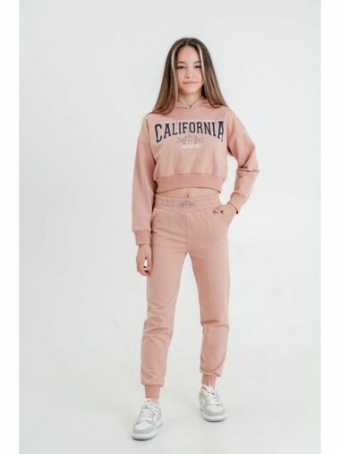 ست لباس ورزشی دخترانه میسیل کیدز کد KC-4834-TK – 24085 | Mışıl Kids