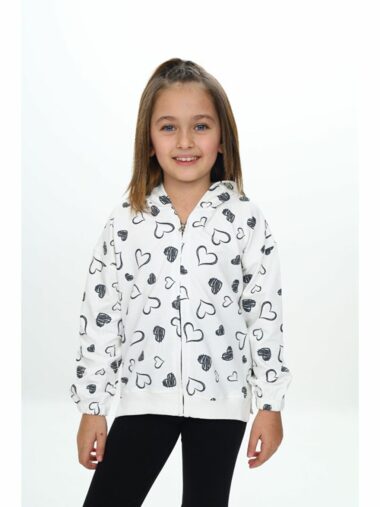 سویشرت زیپ دار دخترانه تون توی کیدز کد 24617 – 19965 | Toontoykids