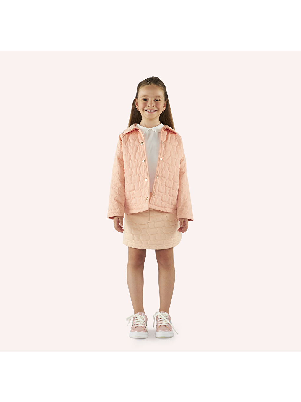 کاپشن دخترانه پانچو 2421GK21009 - 24085