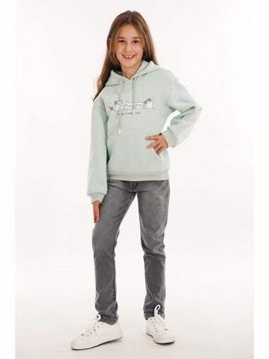 سویشرت دخترانه زیپ کیدز کد 1037017 – 1180 | Zepkids