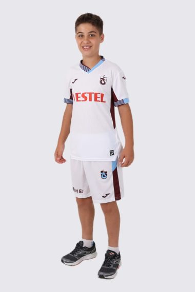 شلوارک ورزشی مردانه ترابزون اسپور | ts-2324-beyaz-sort-cocuk-14c23u103 Trabzonspor