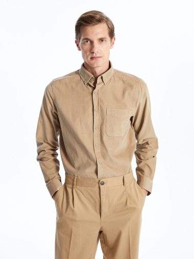 پیراهن مردانه ال سی وایکیکی اورجینال | W45163Z8 LCWAIKIKI Classic