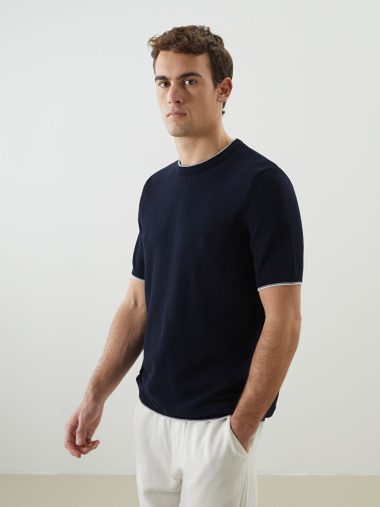 پلیور مردانه سوز بلو اورجینال | S5GQ68Z8 SOUTHBLUE