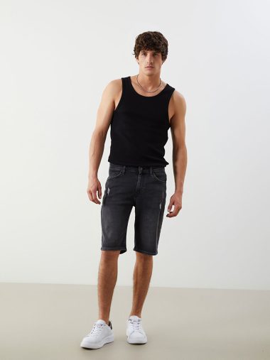 شورت جین مردانه ال سی وایکیکی اورجینال | S5L785Z8 LCW جینs