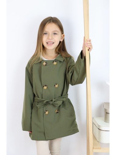 ترنچ کت دخترانه میا بیبی اورجینال | S000323138 Miababy