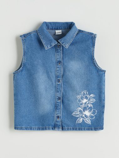 پیراهن جین دخترانه ال سی  وایکیکی اورجینال | S5PT16Z4 LCW Kids