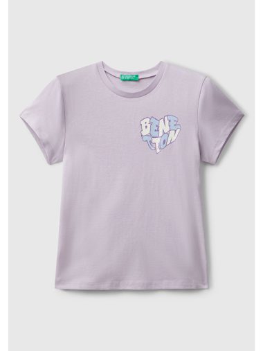 تی‌شرت دخترانه بنتتون اورجینال | S000434902 United Colors Of Benetton