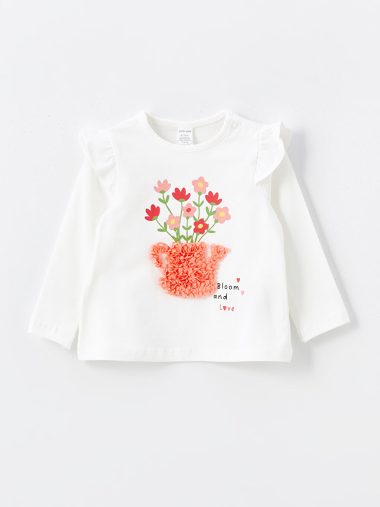 تی شرت نوزاد دختر ال سی وایکیکی اورجینال |  LCW baby