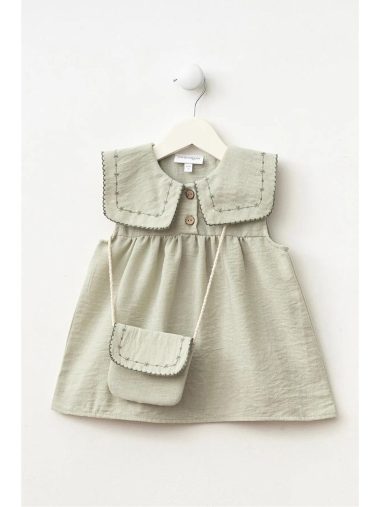 پیراهن بلند نوزاد دختر ماگو اورجینال |  Magu