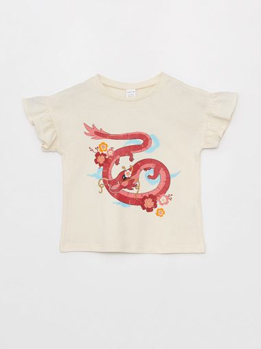 تی شرت دخترانه ال سی وایکیکی اورجینال |  LCW baby