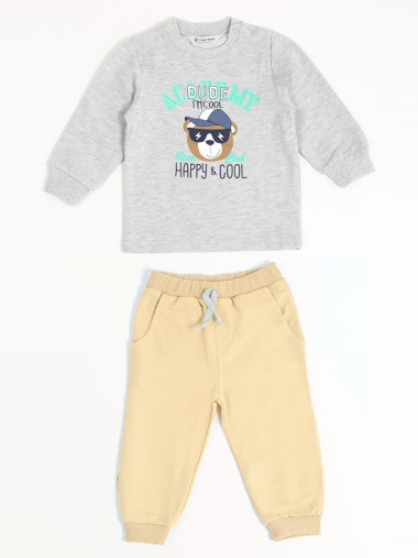 ست لباس ورزشی نوزاد پسر لوجی بیبی اورجینال |  Luggi Baby