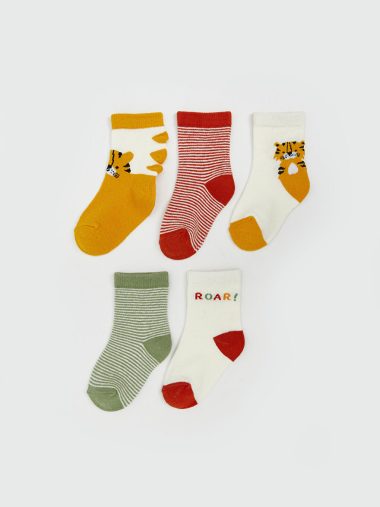 جوراب نوزاد پسر ال سی وایکیکی اورجینال |  LCW baby