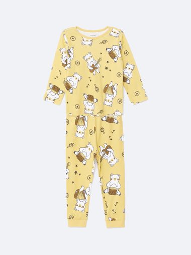 ست پیژامه نوزاد پسر ال سی  وایکیکی اورجینال |  LCW Kids