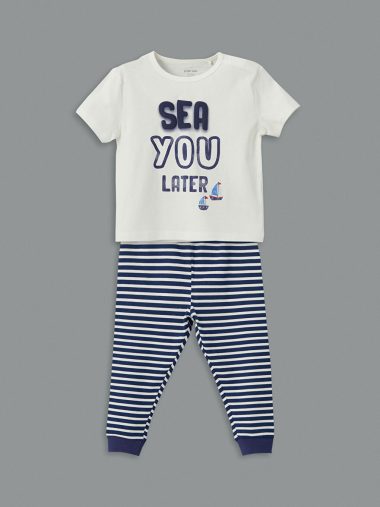 ست پیژامه نوزاد پسر ال سی وایکیکی اورجینال |  LCW baby