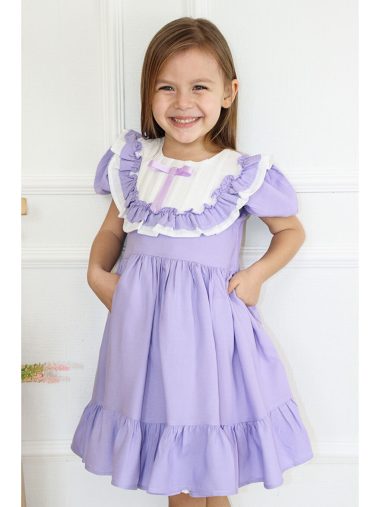 پیراهن بلند نوزاد دختر مابل اورجینال |  Le Mabelle