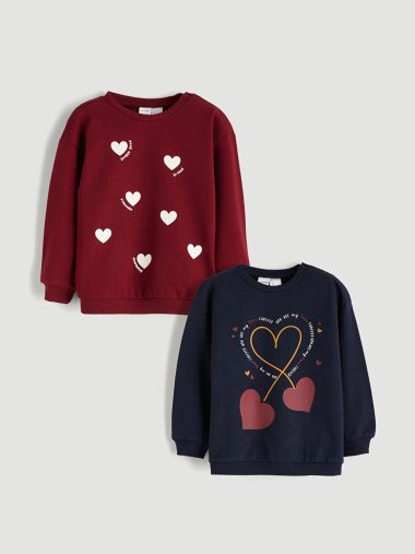 سویشرت نوزاد دختر ال سی وایکیکی اورجینال |  LCW ECO