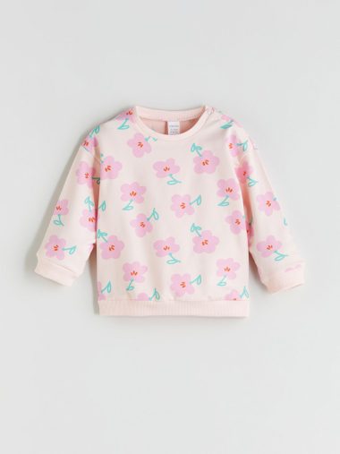 سویشرت نوزاد دختر ال سی وایکیکی اورجینال |  LCW ECO