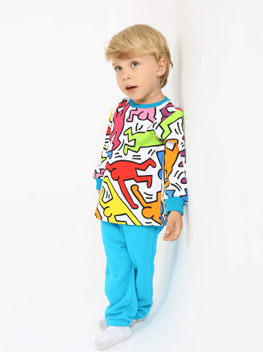 ست لباس ورزشی نوزاد پسر لوجی بیبی اورجینال |  Luggi Baby