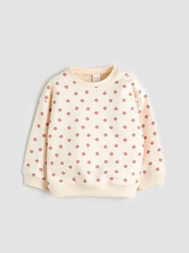 سویشرت نوزاد دختر ال سی وایکیکی اورجینال |  LCW ECO