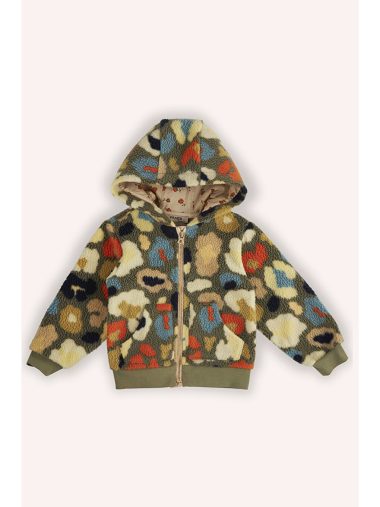 سویشرت زیپ دار نوزاد دختر پانچو اورجینال |  پانچو