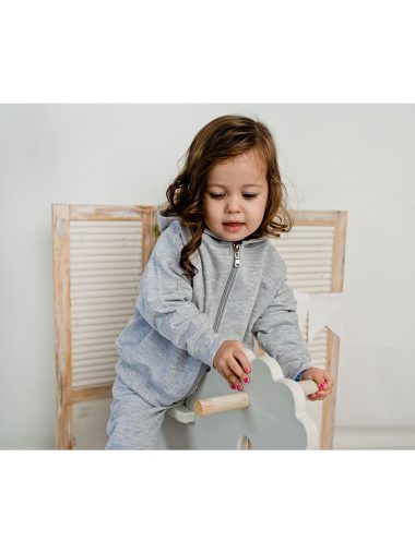 سویشرت زیپ دار نوزاد دختر میا بیبی اورجینال |  Miababy