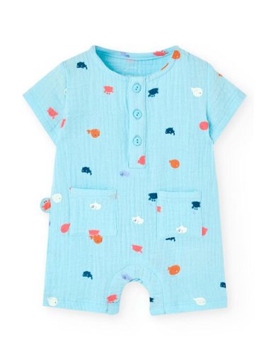 سرهمی نوزاد پسر بوبولی اورجینال | S000428558 Boboli