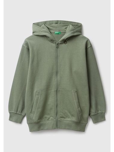 سویشرت زیپ دار پسرانه بنتتون اورجینال | S000434960 United Colors Of Benetton